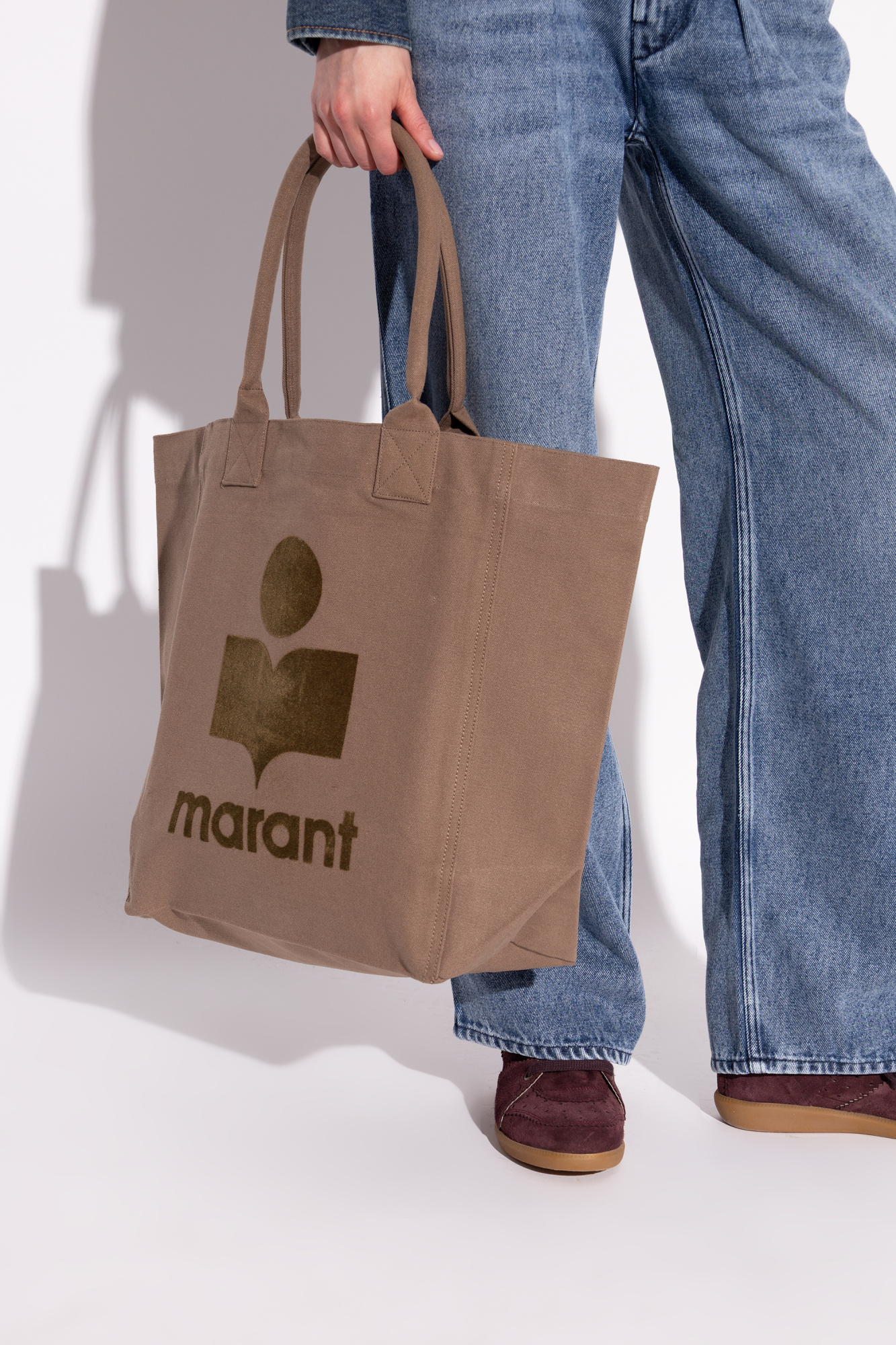 トートバッグ Yenky Gz Shopper Bag - Isabel Marant - Cotton - Khaki Yenky Gz Tote Bag - Isabel Marant - Cotton - Beige